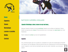Tablet Screenshot of capoeiraholland.com